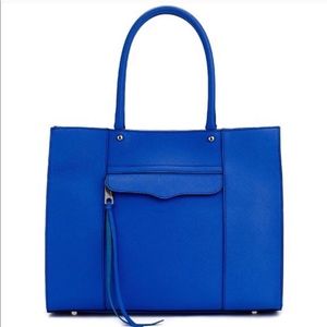 Blue MAB tote purse